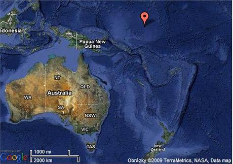 Mapa tichomoskho sttu Nauru