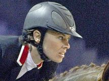 Bval tenistka Martina Hingisov na jezdeckch zvodech v Pai v prosinci 2009