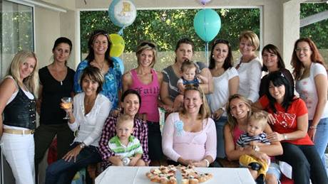 Gabriela Partyová se zúastnila oslavy pro nastávající maminku