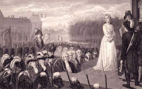 Promite pane, nebylo to schváln, omluvila se francouzská královna Marie Antoinetta na popraviti katovi, kdy mu stoupla na nohu.