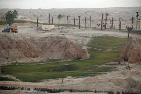 Sahara Golf Course, Tunisko.