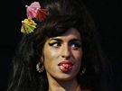 Z festivalu v Glastonbury - zpvaka Amy Winehouse