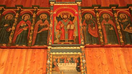 Projekt restaurování ikon a ikonostasu devného kostelíka 