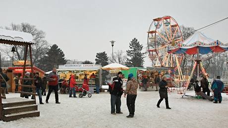 Vánoní trhy v Brn, Moravské námstí 