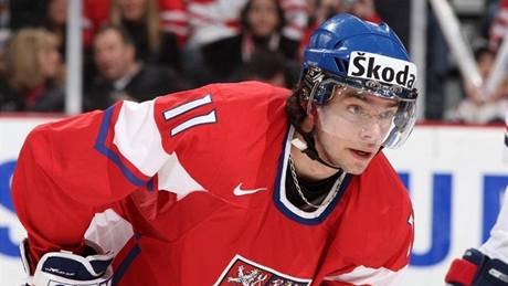 Zden�k Okál v dresu hokejové reprezentace do 20 let