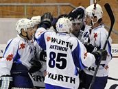 Radost hokejistů Dinama Minsk