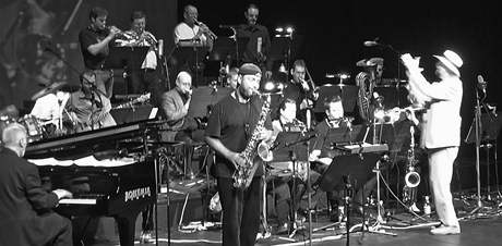 Praský Big Band na pódiu