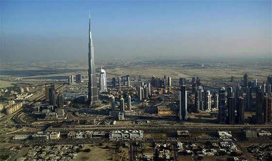 Nejvyí mrakodrap na svt v Dubaji.