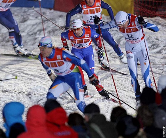 Martin Koukal na Tour de Ski v Praze