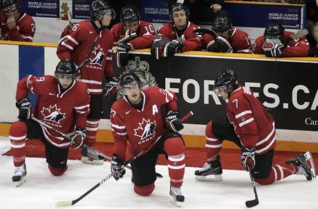 Zklamaní hokejisté Kanady do 20 let