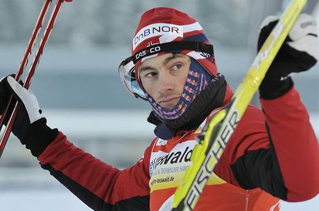 Petter Northug jako vtz podniku Tour de Ski v Oberhofu