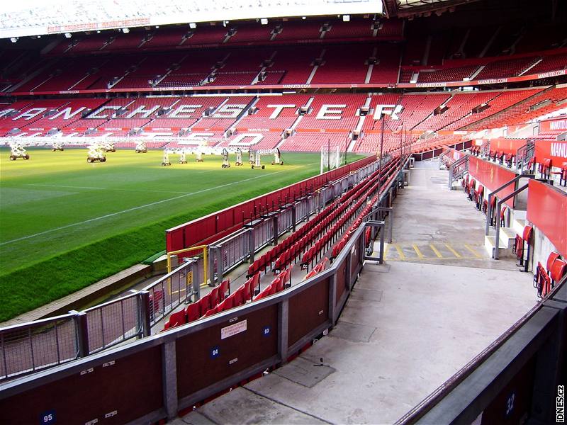 Velká Británie, Manchester. Old Trafford - stadion klubu Manchester United