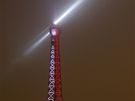 V Paíi zmnila pi silvestrovských oslavách Eiffelova v nkolikrát barvu