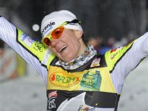 Petra Majdiov triumfuje ve sprintu v rmci serilu Tour de Ski