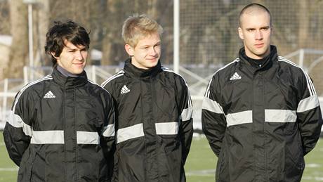 Zleva Radek Klazar, Jaroslav Zelený a Ivan Brezina.