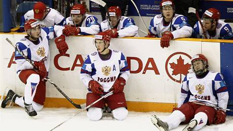 Zklamání mladých ruských hokejist�