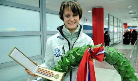 Martina Sáblíková se zlatou medailí z ME ve tyboji 2010