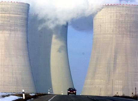 Jaderná elektrárna Temelín. Ilustraní snímek.