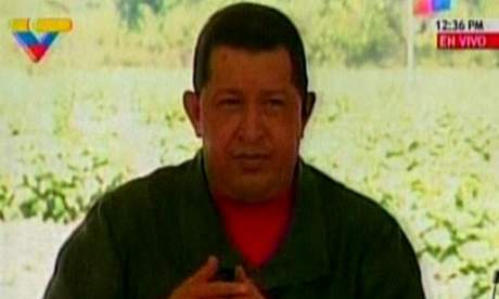 Venezuelský prezident Hugo Chávez v pravidelném poadu Alo Presidente