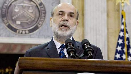 f americk centrln banky Ben Bernanke.