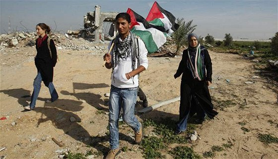 Demonstrace na palestinském území (ilustraní foto)