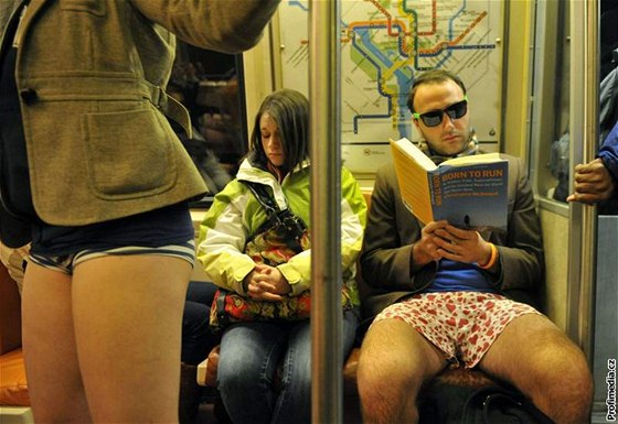 Den bez kalhot ve washingtonském metru