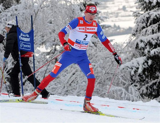 Luká Bauer na trati Tour de Ski