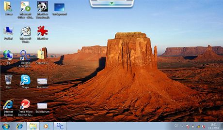 Změna pozadí ve Windows 7 Starter