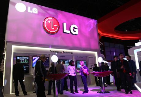 CES 2010 - st�nek LG, kde bylo k vid�n� zejm�na 3D