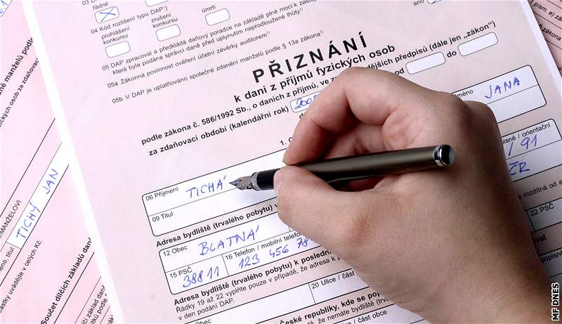Da�ov� p�izn�n�