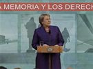 Chilská prezidentka Michelle Bacheletová pi slavnostním otevení muzea pipomínajícího Pinochetovu dikaturu (12. 1. 2010)  