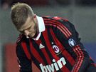David Beckham obléká dres AC Milán