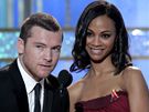 Zlaté glóby 2010: Sam Worthington a Zoe Seldana, hvzdy Avataru