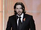 Zlaté glóby 2010 - Jason Reitman pebírá cenu za film Lítám v tom