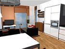 Ideální obývací kuchyn je moderní, elegantní a jednoduchá