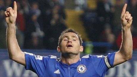 Chelsea: Frank Lampard se raduje z gólu