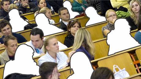 Studenti Právnické fakulty Z�U v Plzni. Ilustra�ní foto.