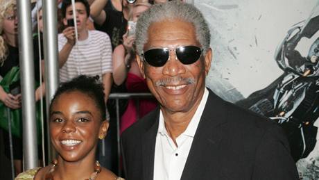 Morgan Freeman s vnukou