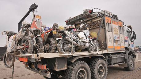 Balais: sb�rné vozidlo na Rallye Dakar 