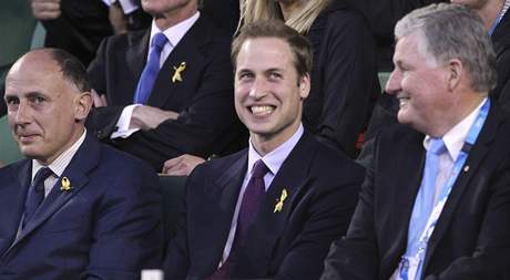 Princ William sleduje Australian Open