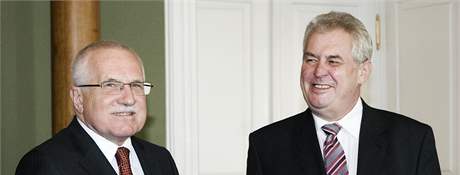 Prezident Vclav Klaus pozval na Hrad bvalho premira, fa nov Strany prv oban Miloe Zemana.