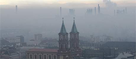 Smog v Ostravě. Ilustrační foto
