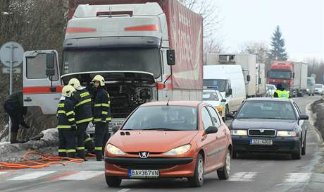 Por kamionu v Nesovicch na Vykovsku