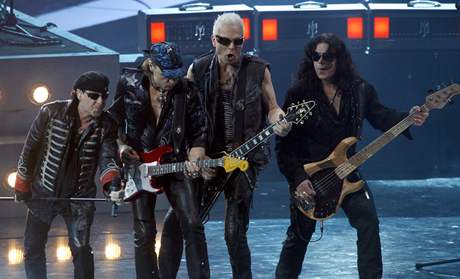 Koncert Scorpions v únoru 2009.