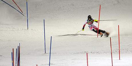 Reinfried Herbst na trati slalomu v Schladmingu