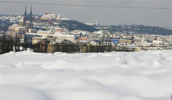 Zasnené Brno, 26. ledna 2010