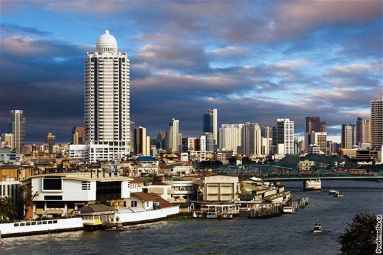 Thajská metropole Bangkok. Ilustraní foto