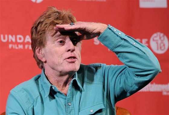 robert Redford na festivalu v Sundance.