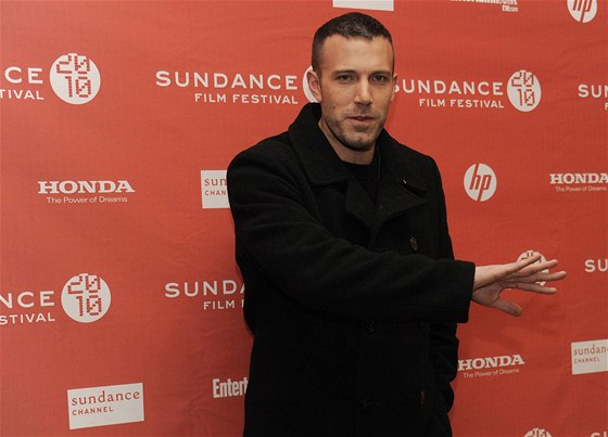 Ben Affleck na festivalu v Sundance.