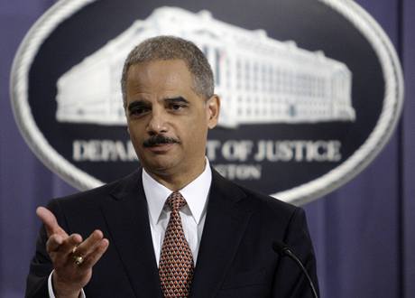 Americk ministr spravedlnosti Eric Holder